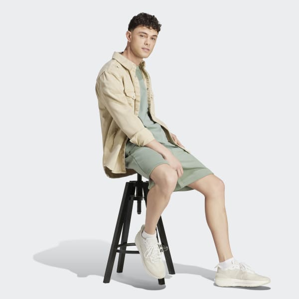 Mens fleece shorts adidas clearance