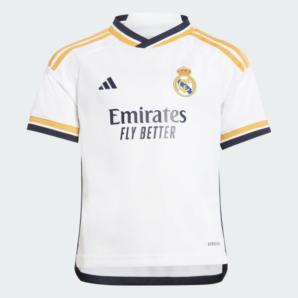 Blanco Miniconjunto Uniforme Local Real Madrid 23/24