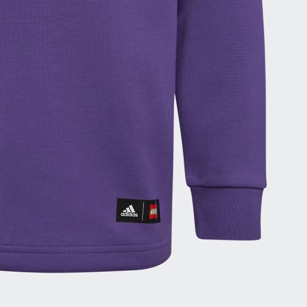 Violet Sweat-shirt à capuche adidas x LEGO® Classic VM708