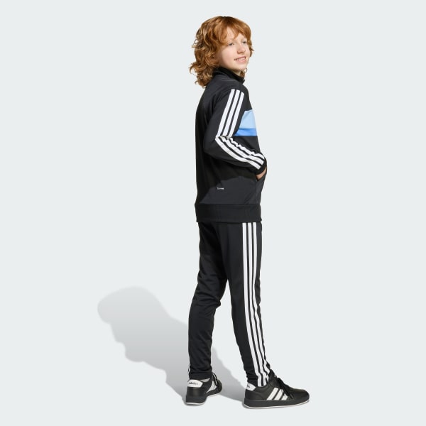 Nero Tuta Seasonal Essentials Tiberio 3-Stripes Tricot Junior