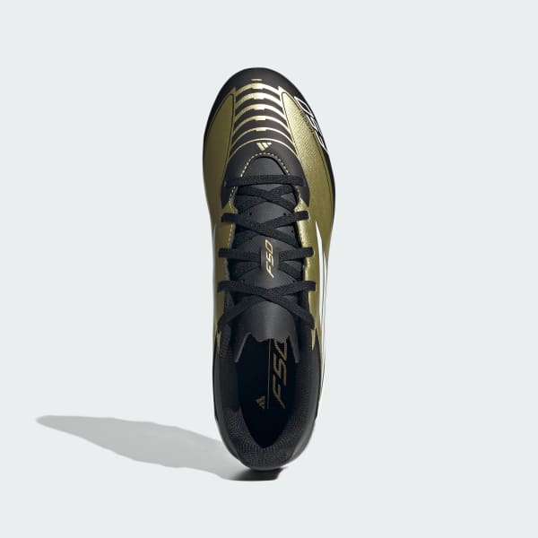 Oro Calzado de Fútbol F50 Club Messi Multiterreno