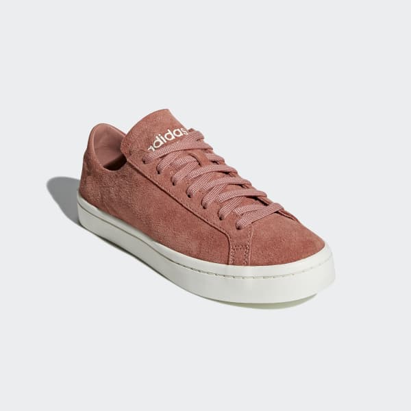 adidas court vantage rose
