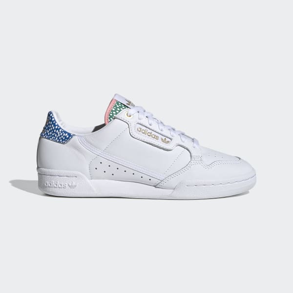 adidas continental 80 blue stripe