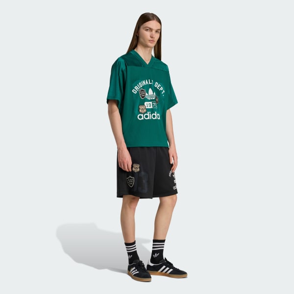 ☆Adidas☆Originals Graphic Mesh Jersey Green adidas Originals Dept. Graphic Mesh Jersey - Green | Free