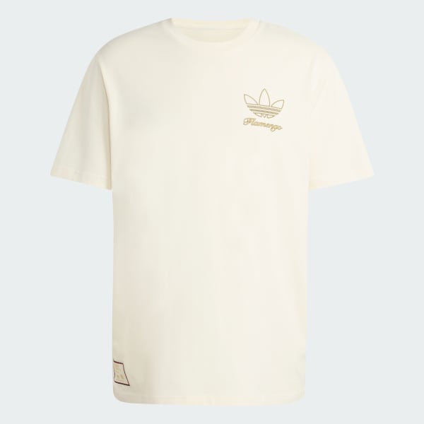 Branco Camiseta Estampada Icons CR Flamengo