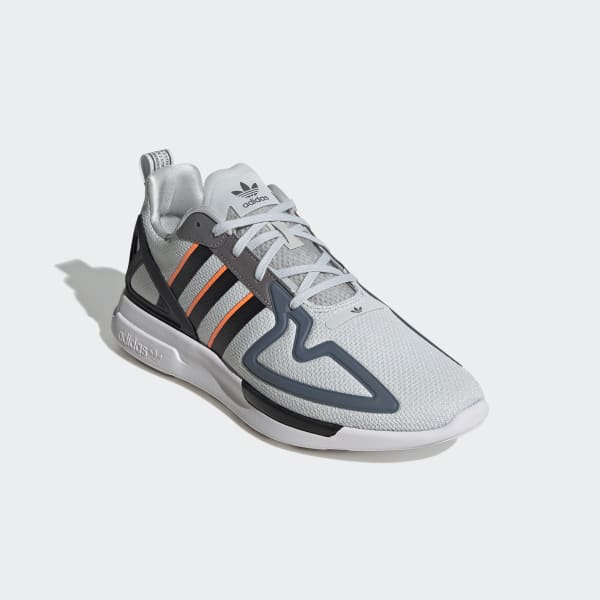 adidas zx flux grey reflective