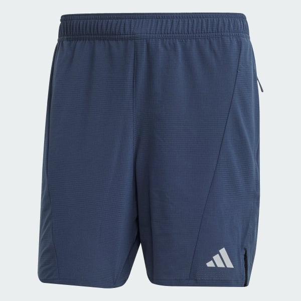 สีน้ำเงิน กางเกงขาสั้น Designed for Training HIIT Workout HEAT.RDY