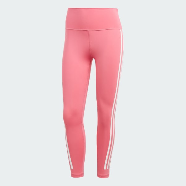 Buy adidas Pink Sportswear Essentials Linear Logo Cotton Leggings