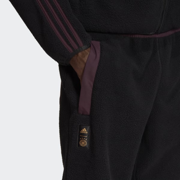 Czerń Germany Lifestyler Fleece Pants TO275