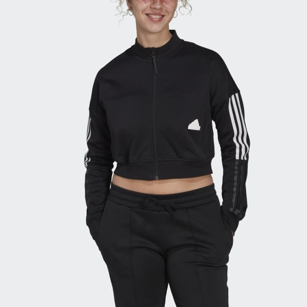 adidas Cropped Track Top Black adidas Thailand