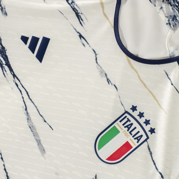 Weiss ITALIEN 2023 AUSWÄRTSTRIKOT AUTHENTIC
