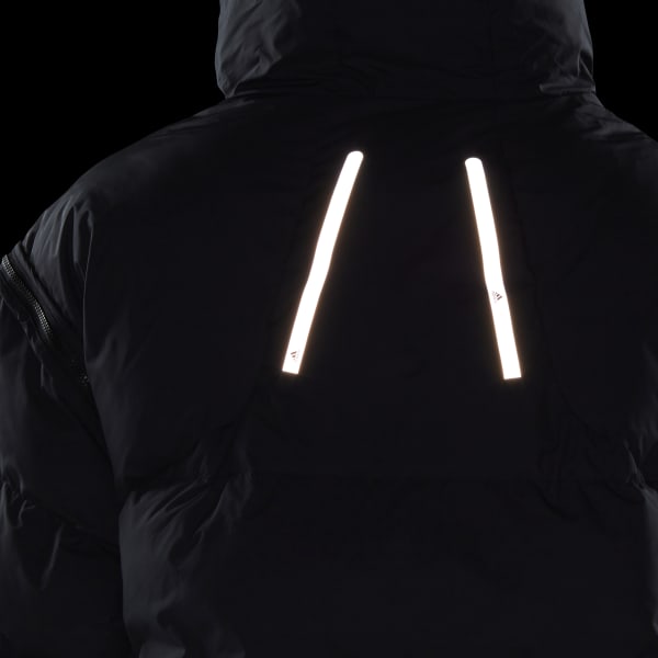 Svart adidas by Stella McCartney Pull-On Puffa Jakke VD860