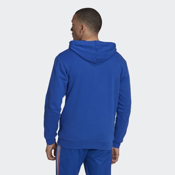 Azul Polerón con Capucha 3 Tiras E5662