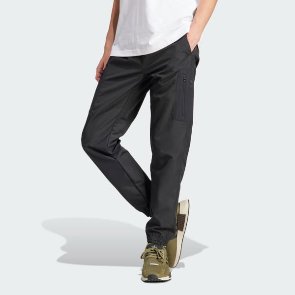 Schwarz Utility Cargohose