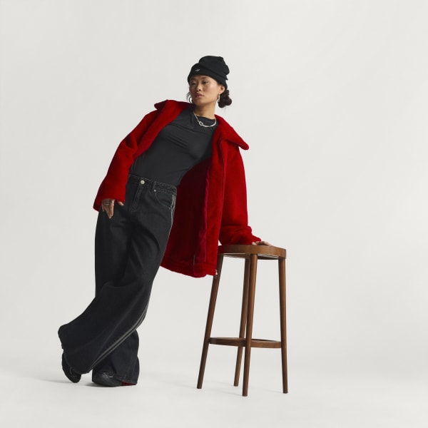 Black 파이어버드 아딜레늄 트랙 팬츠 데님