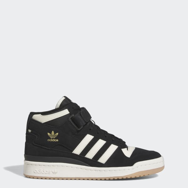 ★adidas★ Forum Mid Black White FZ6252 adidas Forum Mid Shoes - Black | Free Shipping with adiClub