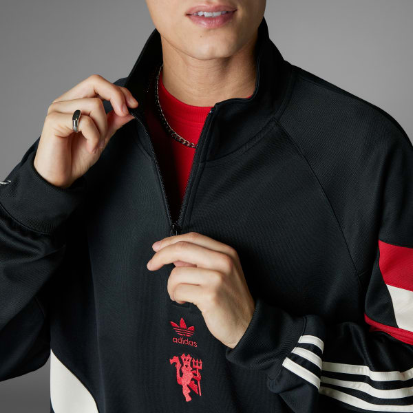 Adidas originals half zip jacket outlet