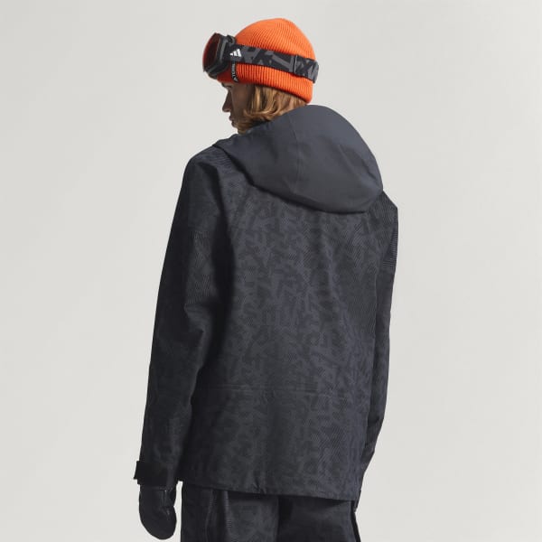 cerná Terrex Techrock Hybrid PRIMEKNIT CLIMAPROOF+ Jacket