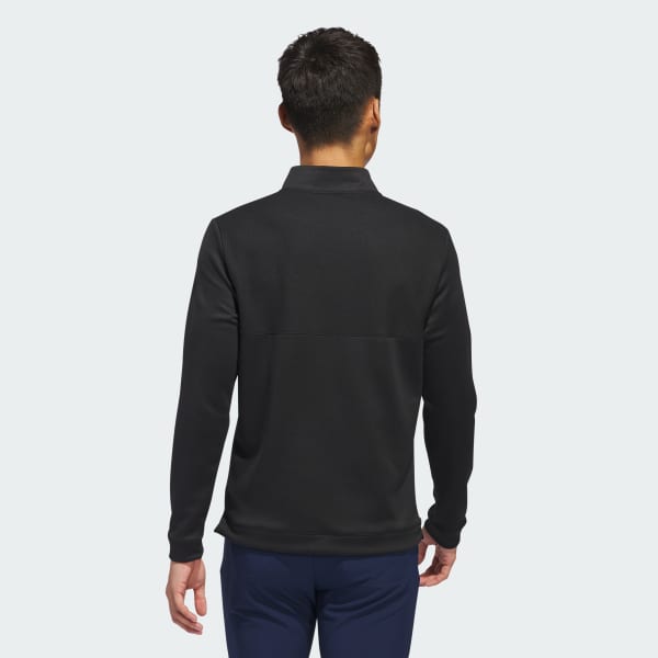 Schwarz Ultimate365 Textured Quarter-Zip Oberteil