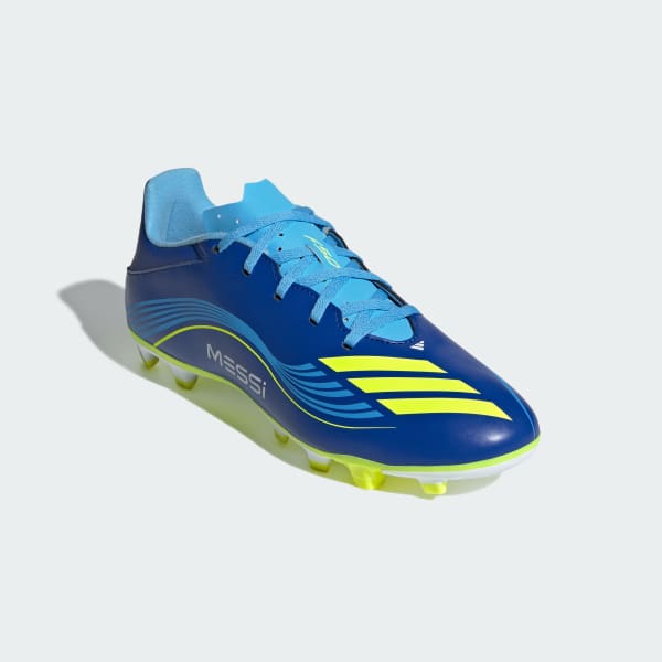 Blue F50 Messi Club Firm/Multi-Ground Boots
