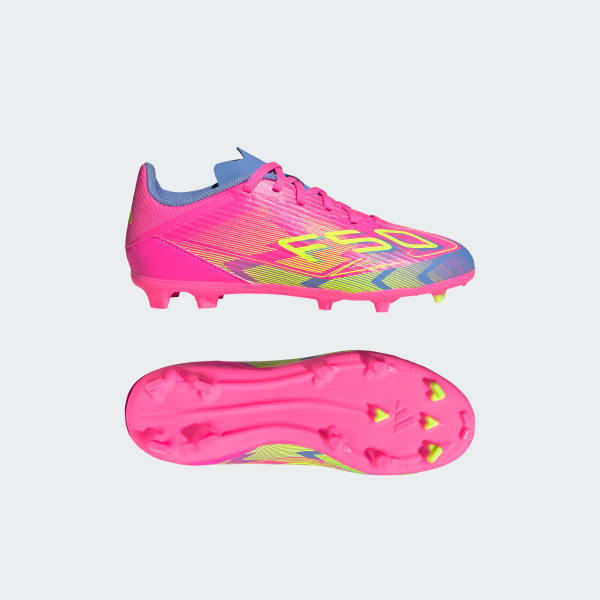 Ροζ F50 League Firm/Multi-Ground Boots Kids