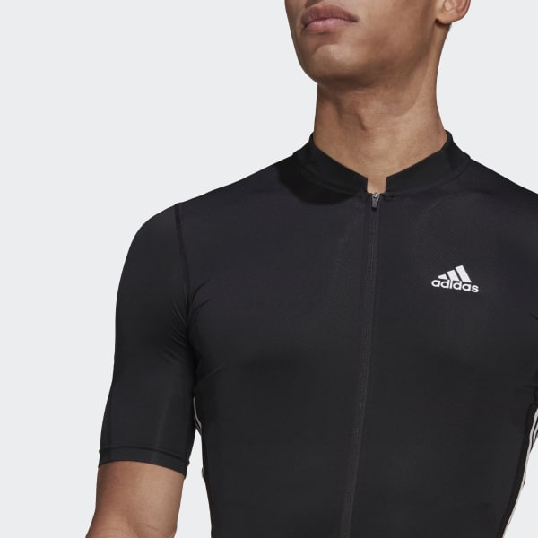 Empuje hacia abajo Retencion Mal uso adidas The Short Sleeve Cycling Jersey - Black | GP8634 | adidas US