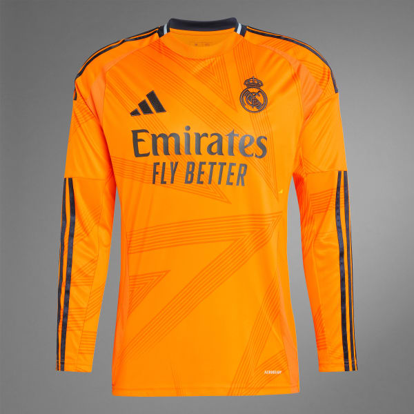 Real madrid away jersey long sleeve hot sale