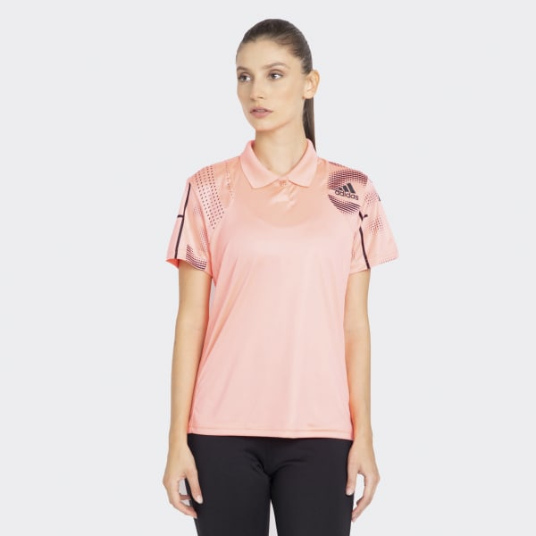 Red CLUB GRAPHIC POLO TEE