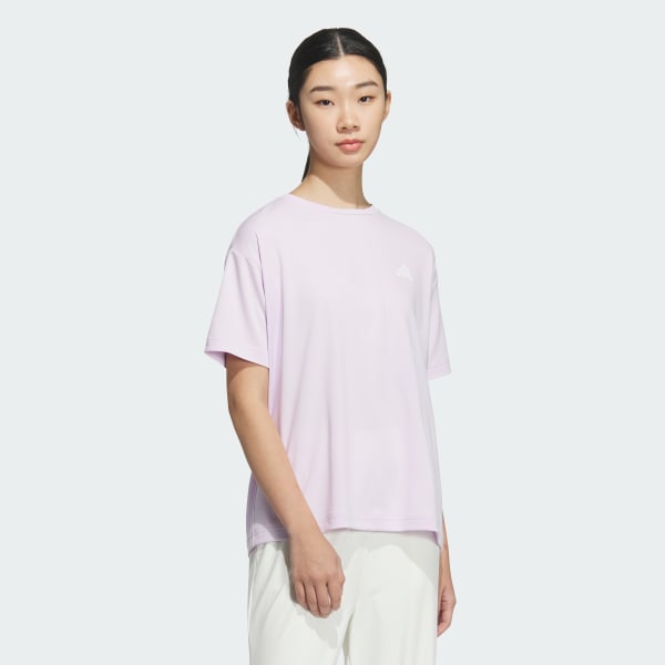 パープル カラット グラフィック ルーズフィット半袖Tシャツ