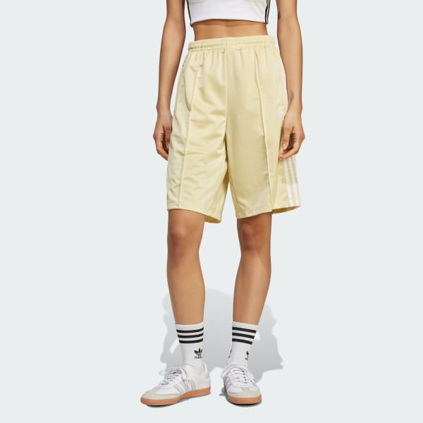 Yellow Adicolor Firebird Long Shorts