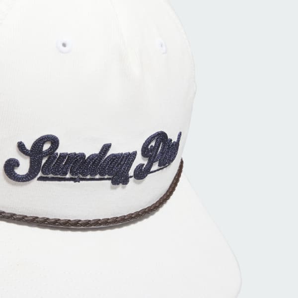 Λευκό Leather Cord Corduroy Hat