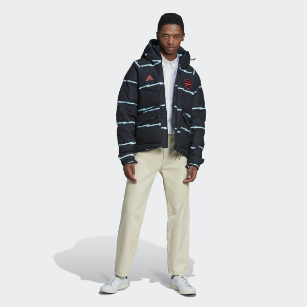 Svart Arsenal Winter Jacket