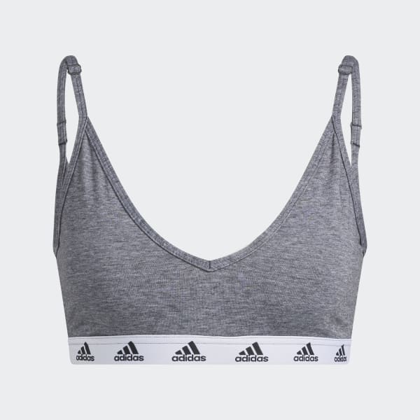 grijs adidas Purebare Light-Support Beha TJ657