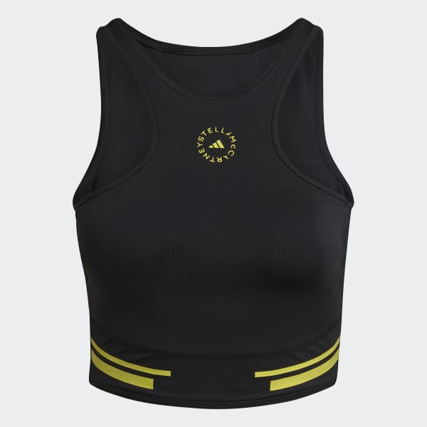 Zwart adidas by Stella McCartney TruePace Croptop HEAT.RDY CL389