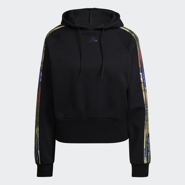 Preto Camisola com Capuz CE029