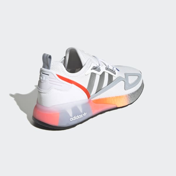White ZX 2K Boost Shoes LEO65