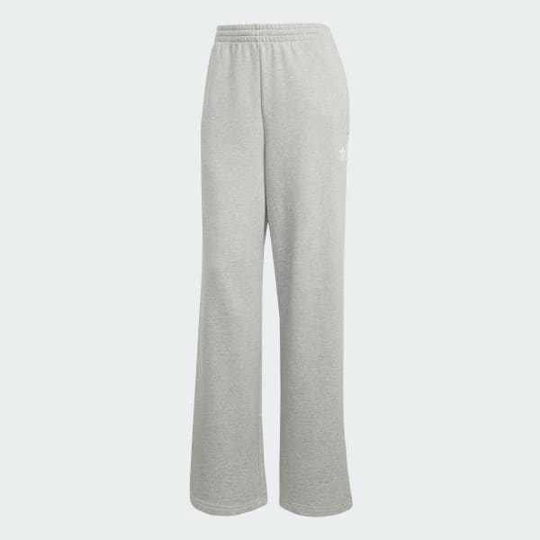 Gris Pantalón Essentials Wide Leg French Terry