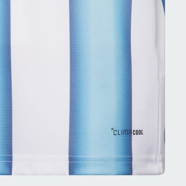 White Argentina 26 Home Martinez Kids Jersey