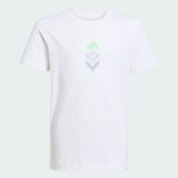 Hvit F50 Graphic T-skjorte
