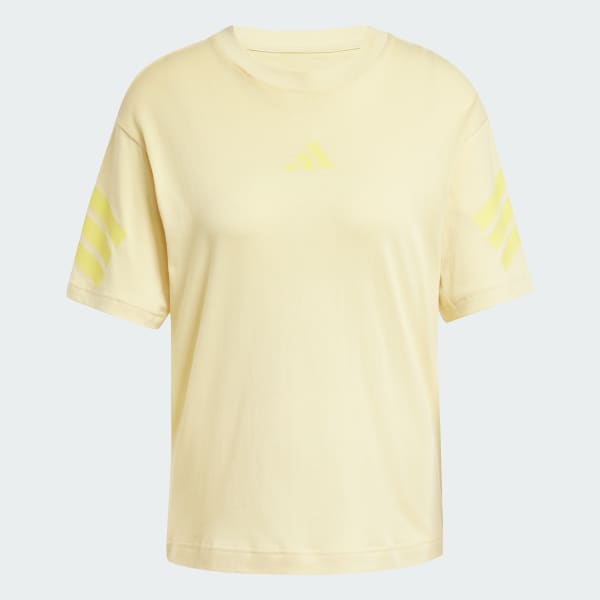 Yellow Future Icons 3-Stripes Tee