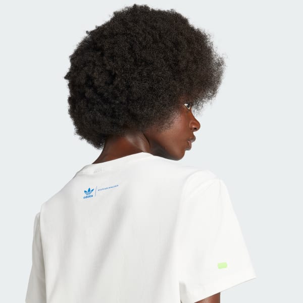 ★ adidas★ xxenia label tee white IW5662 adidas KSENIASCHNAIDER Originals Label Tee - White | adidas
