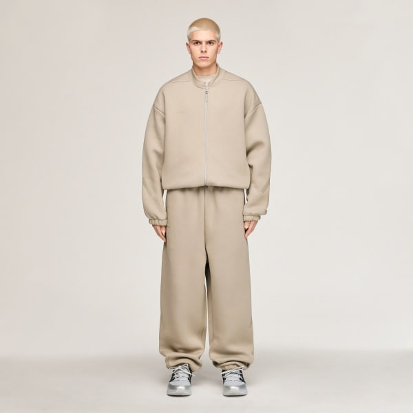 Beige adidas x entire studios Z.N.E. Uniform Gebreide Broek