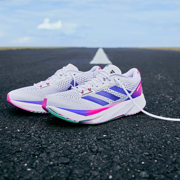 Adidas Adizero SL ホワイト/パープル/ピンク adidas running Adizero SL White Blue Pink | Alltricks.com