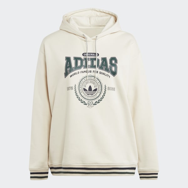 Bezowy adidas Originals Class of 72 Hoodie (Plus Size) MMR76