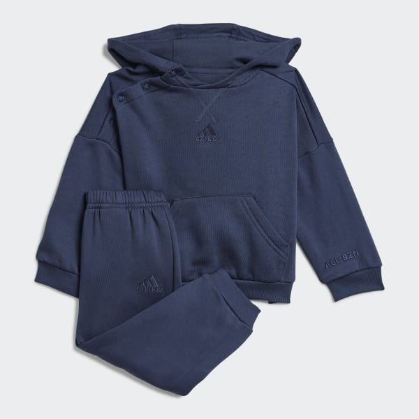 adidas Fleece Track Suit Blue adidas New Zealand
