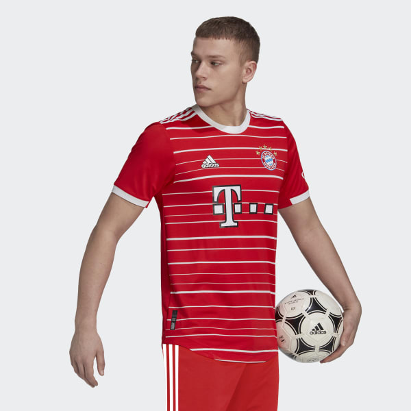 Red FC Bayern 22/23 Home Authentic Jersey