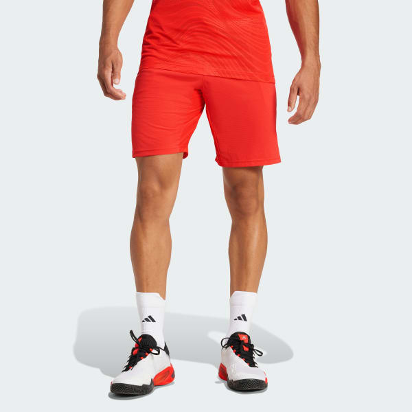Rojo Shorts Ergo para Tenis
