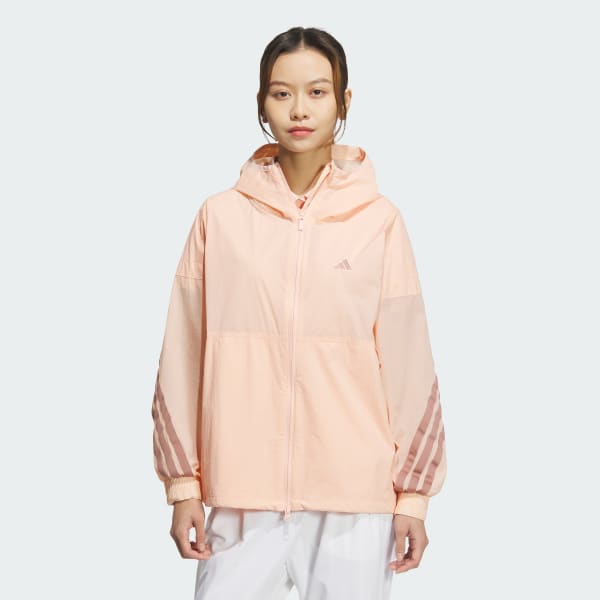 アディダス adidas LIGHT DWR FZフーディー レディース アディダス 【ゴルフ】LIGHT DWR FZフーディー - ホワイト