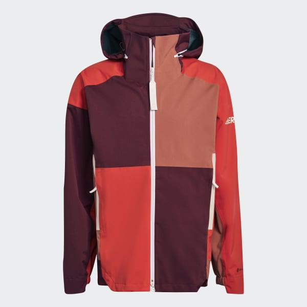 Weinrot TERREX CT MYSHELTER RAIN.RDY Colorblock Regenjacke BZ549