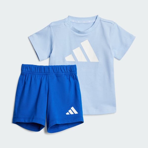Azul Conjunto Polo y Short Essentials (Bebé)